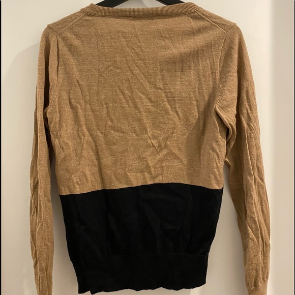 Tan and black J Crew cardigan (NEVER WORN) - Picture 2 of 4